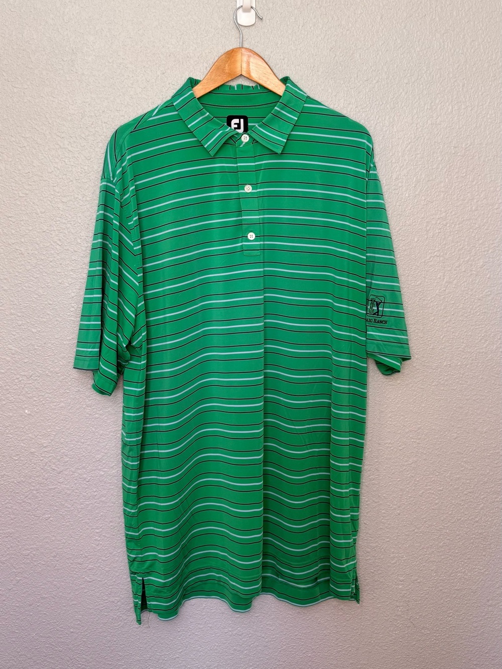 FootJoy | Stripped ProDry Performance Golf Polo | Size XXL